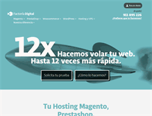 Tablet Screenshot of factoriadigital.com